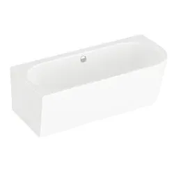 Vitra Geo Badewanne 65451008000 Ecke links, Mittelablauf, Inhalt 238 l