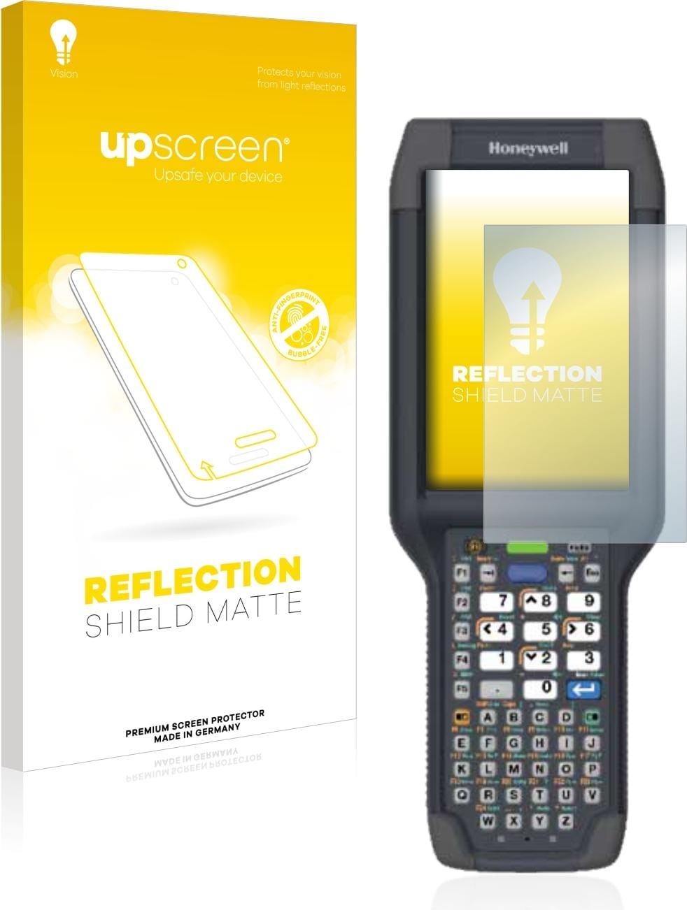 upscreen Reflection Shield Displayschutz Matt (1 Stück, Dolphin CT50), Smartphone Schutzfolie