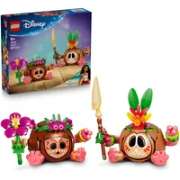 LEGO | Disney Vaiana Kakamora - Spielzeug inkl. 2 Blumentopf Figuren mit künstlichen Blumen als Zimmerdeko - Geschenk für Mädchen ab 9 Jahren und Filmfans - 43293
