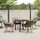 vidaXL Garten Essgruppe 5-tlg. Grau