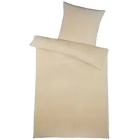 Holiday Heimtex Teddy-Fleecebettwäsche PURE HUG, Sandfarben - 135 x
