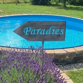 Ambiente Haus Gartenstecker Paradise (H) 122cm grau