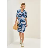 Cecil Sommerkleid Blau grafisch XXL