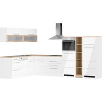 Kochstation Küche »KS-Wien«, Stellbreite 220 x 340 cm, wahlweise mit E-Geräten, weiß