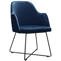 JVmoebel Stuhl, et 4x Esszimmerstühle Küchenstuhl Wohnzimmerstuhl mit Armlehne blau