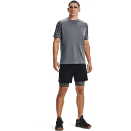 Under Armour HeatGear Armour Funktionsshorts Herren 090 carbon heather/black XL