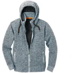 SCHEIBLER Strickjacke Schärding grau/schwarz.,meliert Gr. M