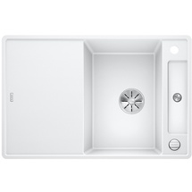 Blanco Axia III 45 S-F weiß + Excenterbetätigung + InFino + Glasschneidbrett