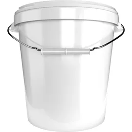 FixedByU Hobbock Eimer 31,5 L 3-tlg. Weiß