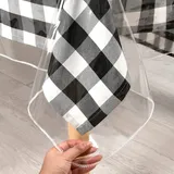 XWZO Tischdecke Transparent Wasserdicht Abwaschbar 0.1mm Tischfolie PVC Tischtuch Folie Durchsichtig für Küche Outdoor Fettdicht Tischschutz rechteckig 178 x 178cm