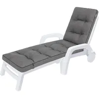 HobbyGarden Auflagen für Deckchair, Liegenauflage, Gartenliege Auflage 201x55x8 cm