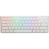 Ducky One 3 Classic Pure White Mini Gaming Tastatur, Weiss
