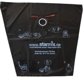 Starmix PE-Entleer-und Entsorgungsbeutel polyethylen für ISC/IS Serie''M'' und ''H''