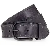 B.belt Damengürtel Leder grau 75