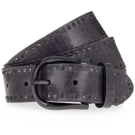 B.belt Damengürtel Leder grau 75