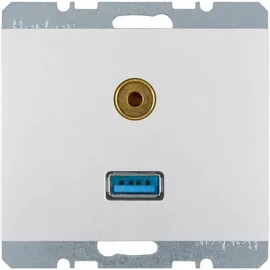 Berker USB-Steckdose grau 2 St.