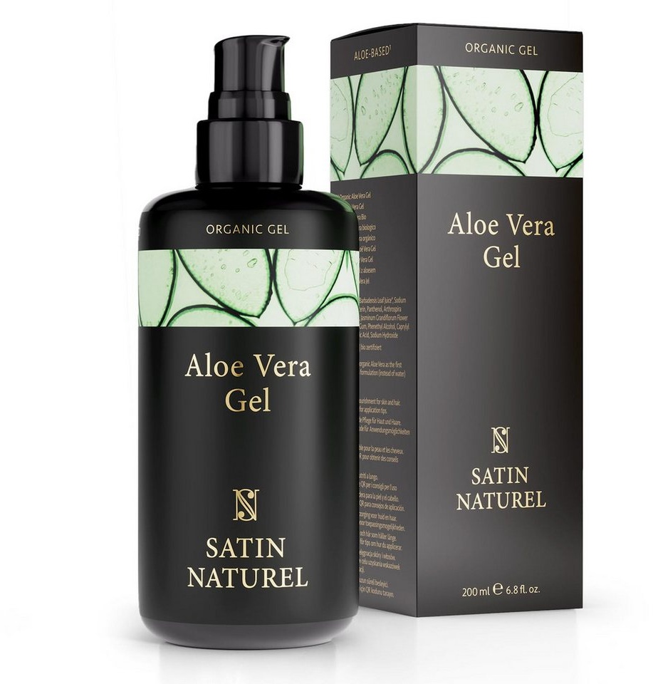 Satin Naturel Feuchtigkeitscreme Aloe Vera Bio Gel, 1-tlg.