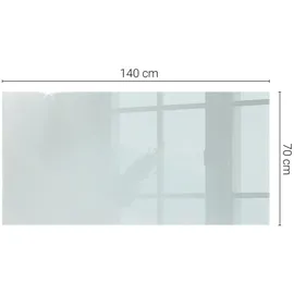 Tulup Tischplatte Transparent Glas, 140x0.4x70 cm Esszimmer, Tische, Esstische, Tischsysteme, Tischplatte