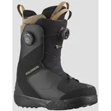 Salomon Kiana Dual Boa Snowboardschuhe - Black / Black / Sepia tint - 27.0