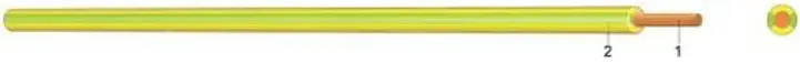 PVC Aderleitung Yf 16 mm2 (50m) - gelb/grün