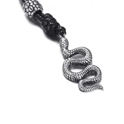 Firetti Kette mit Anhänger »Schmuck Geschenk Snake« Firetti edelstahlfarben-schwarz-vintage