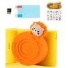 Fine Life Pro C5 Kinderkamera (48 MP, WLAN (Wi-Fi), Digitalkameras mit Front- und Hecklinse) orange