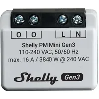 Shelly PM Mini Gen3 Unterputz max 16A WLAN BT Leistungsmessung