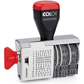 Colop Colop, Datumstempel mit Text 04000/WD