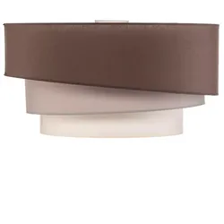 Euluna - Trio Deckenleuchte Ø60 Cappuccino/Ecru/Grau - cm - 32 cm