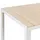 Beliani Gartentisch 150 x 90 x 74 cm Beige/Weiß