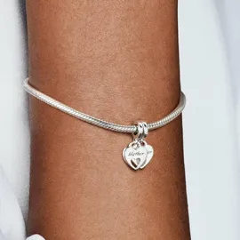 Pandora Charm-Anhänger Herz Silber 799187C01