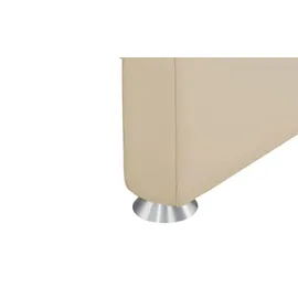 HIMOLLA Fernsehsessel 6001 Leder 81 x 86 x 0 cm Beige mit Kopfteil