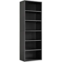 mokebo Bücherregal 60 x 34,5 x 180 cm Anthrazit