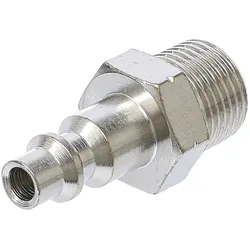 BGS 7064 Druckluft Stecknippel 10mm (3/8") Außengewinde USA Frankreich