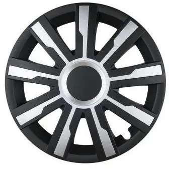 Radkappen für Felgen Luxor, schwarz/silber – 15