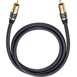 Oehlbach Subwoofer Cinch-Kabel Audio- & Video-Kabel, (10.00 cm)