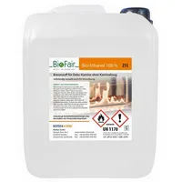 25-L-Kanister Bioethanol Qualität für Ethanol Kamin, Tischkamin, Wandkamin (1 x 25 Liter)