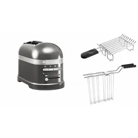 KitchenAid Artisan Toaster 5KMT2204 inkl. Brötchenaufsatz medaillon silber