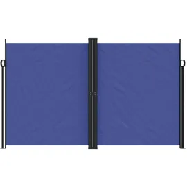 furnicato Seitenmarkise 200 x 600 cm Blau Polyester