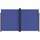 furnicato Seitenmarkise 200 x 600 cm Blau Polyester