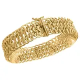 Firetti Gliederarmband »Schmuck Geschenk Gold 333 Goldarmband Fantasieglieder«, 17276709-21 gelbgoldfarben