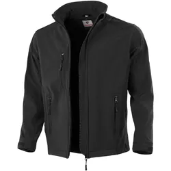 QUALITEX HIGH QUALITY WORKWEAR Qualitex Arbeitsjacke 'classic'' in schwarz, Größe: M - atmungsaktive Übergangsjacke - Softshelljacke
