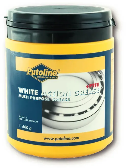 Putoline Grease met PTFE, White Action Grease, wit