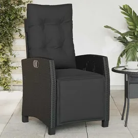 vidaXL Gartensessel 59,1 x 43,5 x 34,1 cm schwarz 2 St.