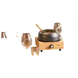 LIVOO Appareil A Fondue Électrique - Livoo Doc287 - 800w 2l - 8 Personnes - Thermostat Ajustable - Caquelon Antiadhésif Sans Pfa