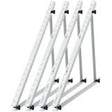 GLIESE Balkonkraftwerk 118 cm Solarmodul-Halterung, 0% Mehrwertsteuersatz, (2 Sets Solarmodulhalterungen und Montagezubehör (ohne Solarmodule)