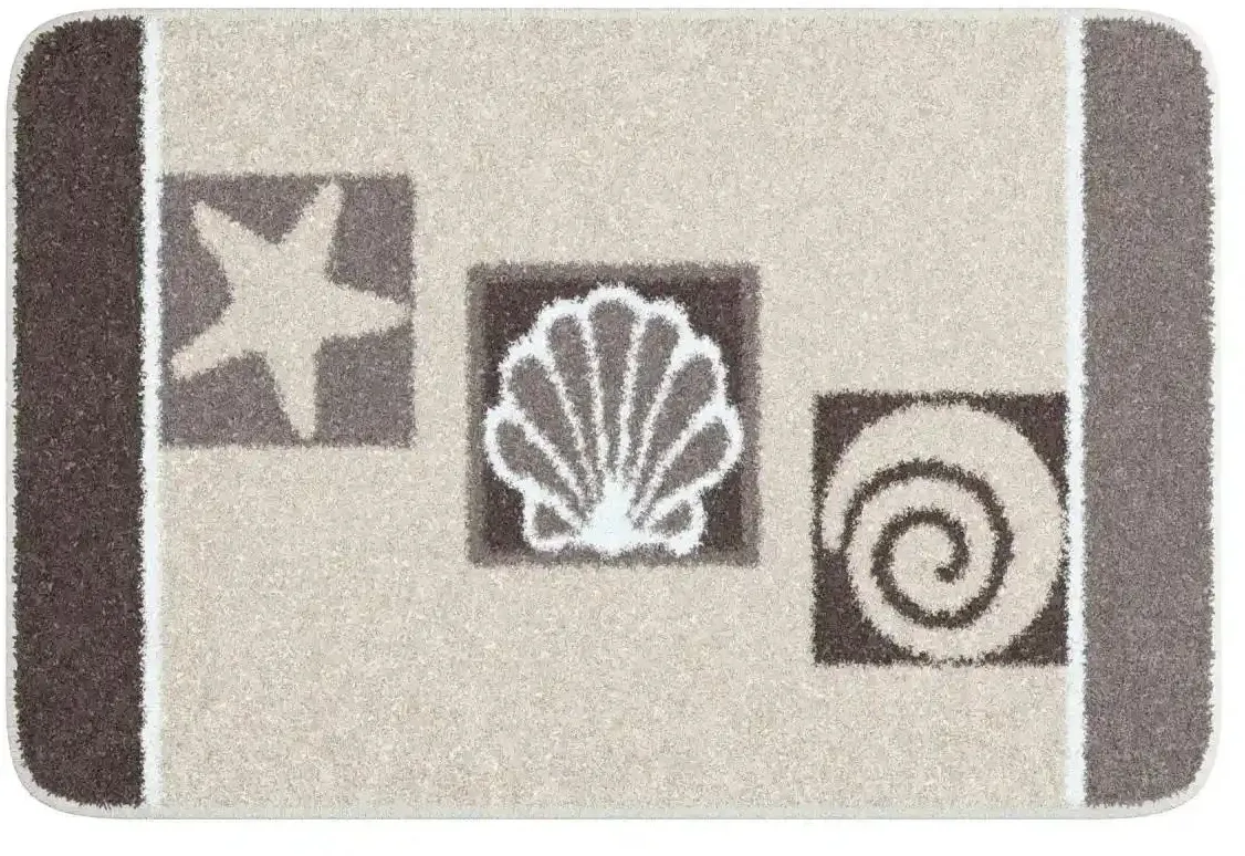 Grund Badematte   , braun , Synthetik , Maße (cm): B: 60 H: 1,8