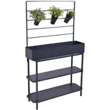 Garden Pleasure Hochbeet GLORIA Metall anthrazit rechteckig 94,5 x 155,0 cm