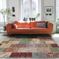 Bamyum Afra Bedruckter 80x300 Teppich Chenille-Druck Maschinell Hergestellt