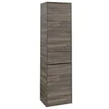 Villeroy & Boch Subway 3.0 Hochschrank C59201RK 40x171x36,2cm, Schanier links/Griff Volcano black, stone oak